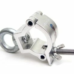 Global Truss JR-EYE-CLAMP Medium Duty Wrap Around Clamp With Eyebolt For 35mm Pipe, Max Load 165 Lbs