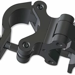 Global Truss PRO-SWIVEL-CLAMP-BLK Heavy Duty Dual Swivel Clamp For 2" Pipe, Max Load 1100 Lbs, Black