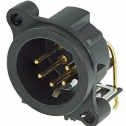 Neutrik NC5MAH A Series 5-pin XLRM Jack With Horizontal PCB Mount