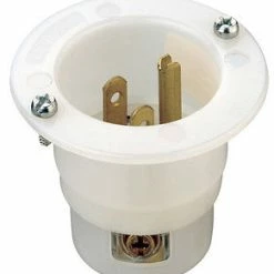 Leviton 5278-C Flanged Straight Blade Power Inlet