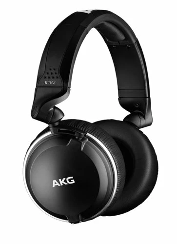 AKG K182 Professional Closed-Back Over-Ear Monitor Headphones - Image 4