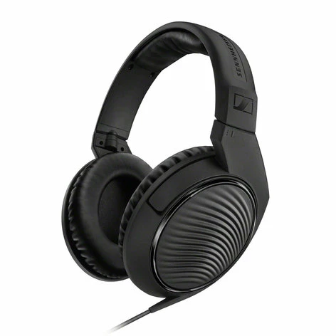Sennheiser HD200-PRO Dynamic Stereo Headphone, 32 Ohms, Closed, Over-Ear