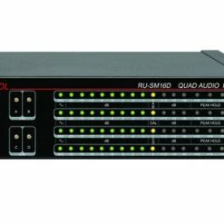 RDL RU-SM16D 4-Channel Audio Meter, Average, Peak, Hold