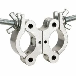 Odyssey LACSDP30 Pro Narrow Aluminum Swivel Dual Lighting Clamp