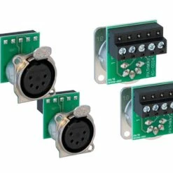 Pathway Connectivity P2025-4PACK Female 5 Pin XLR "D" Series Connector, 4 Pack