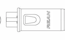 Neutrik RT5FC-B-W REAN 5-Pin Tiny XLR-F Connector With Gold Contacts