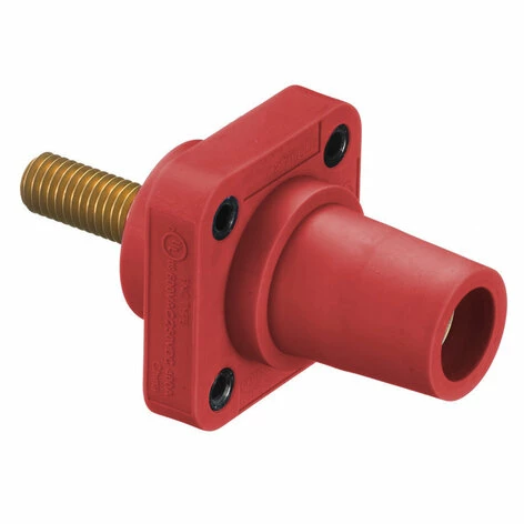 Whirlwind HBLMRS 16 Series Cam-Type Male Chassis AC Connector With Threaded Stud - Image 3