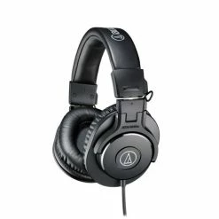 Audio-Technica ATH-M30X M-Series Professional Closed Back Headphones, Black