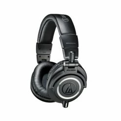 Audio-Technica ATH-M50X M-Series Closed Back Headphones With 45mm Drivers, Detachable Cable
