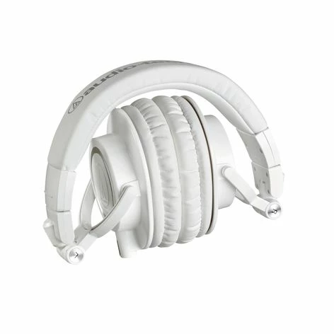 Audio-Technica ATH-M50XWH M-Series Professional Closed Back Headphones, Detachable Cable, White - Image 4