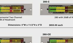 Dorrough 280C(H) Audio Meter, Analog Loudness, 20dB Of Headroom, Horizontal