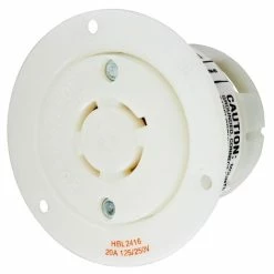 Whirlwind HBL2416 Hubbell L14-20 Female Chassis AC Connector