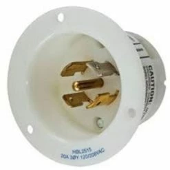 Whirlwind HBL2515 Hubbell L21-20 Male Chassis AC Connector