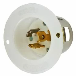 Whirlwind HBL4716C Hubbell L5-15 Male Chassis AC Connector