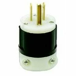 Altman 52-5266C Male NEMA 5-15P Edison Connector, Black