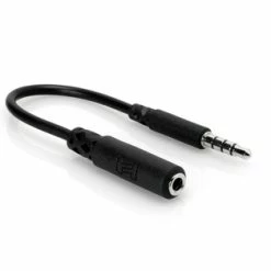 Hosa MHE-158 3.5mm TRRSF To Slim 3.5 TRRS Headphone Adapter