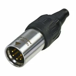 Neutrik NC5MX-TOP X-TOP Series 5-Pin XLR-M Cable Conenctor, Nickel/Gold