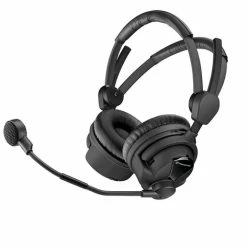 Sennheiser HMD26-II-600-8 Dual-Ear Boomset With 600 Ohm Stereo Impedance And Hypercardioid Dynamic Mic, Plus Unterminated Copper Cable