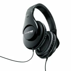 Shure SRH240A-BK Professional Around-Ear Headphones With 1/8" To 1/4" Adapter