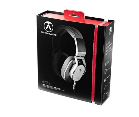 Austrian Audio HI-X55 Over-Ear Closed-Back Headphones, 44mm Drivers, Cable - Image 5