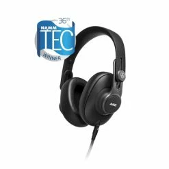 AKG K361 Over-ear, Closed-back Foldable Headphones With Swivel Earcups, Carrying Pouch And Detachable Cables