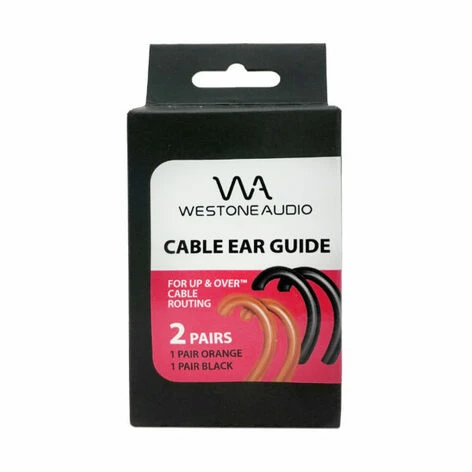 Westone 78403-WESTONE Ear Guide For Cables - Includes 1 Orange And 1 Black Pair