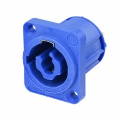 Neutrik NAC3MPXXA-WOT PowerCON 20 A - 60320-1 Certified - Power In Receptacle Without Tang, Blue