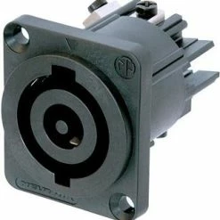 Neutrik NAC3MP-HC Powercon 32 Amp Chassis Connector, Black