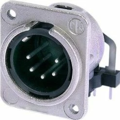 Neutrik NC5MDM3-H 5-pin XLRM Panel Mount Receptacle