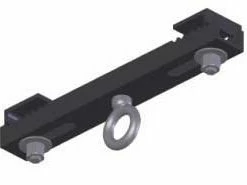 Adaptive Technologies Group BC3-8 12" Channel Style Beam Clamp For 3-8" Beams, 2100lb WLL